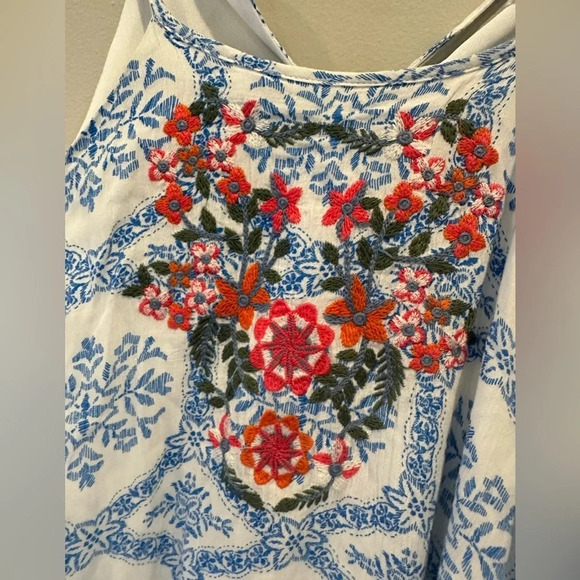 THML Melina Embroidered Dress,‎ size Large Petite M0263 - Picture 7 of 11